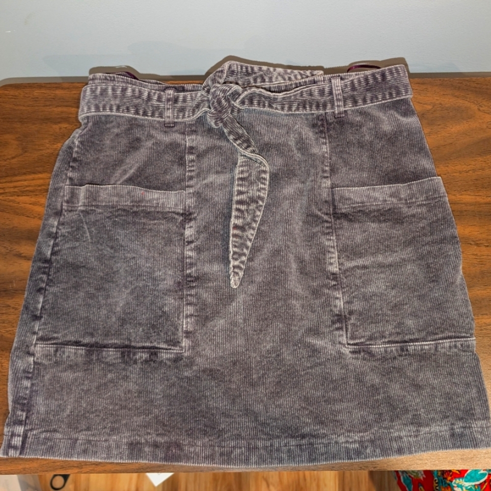 Women's corduroy skirt
